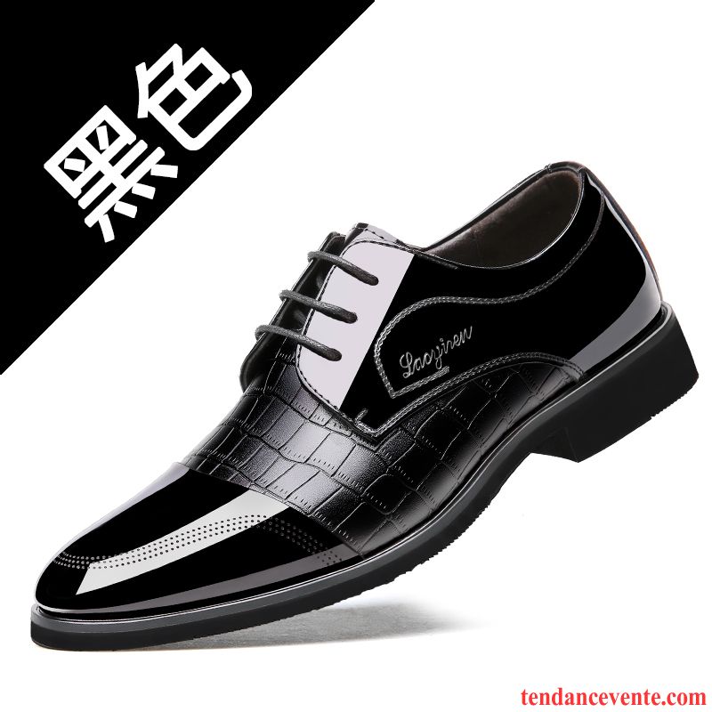 Derbies Hiver Homme Décontractée Cuir Véritable Homme Tendance Chaussures De Mariage Angleterre Printemps Entreprise Lavande