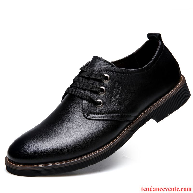 Derbies Hiver Homme Décontractée Cuir Véritable Homme Tendance Chaussures De Mariage Angleterre Printemps Entreprise Lavande