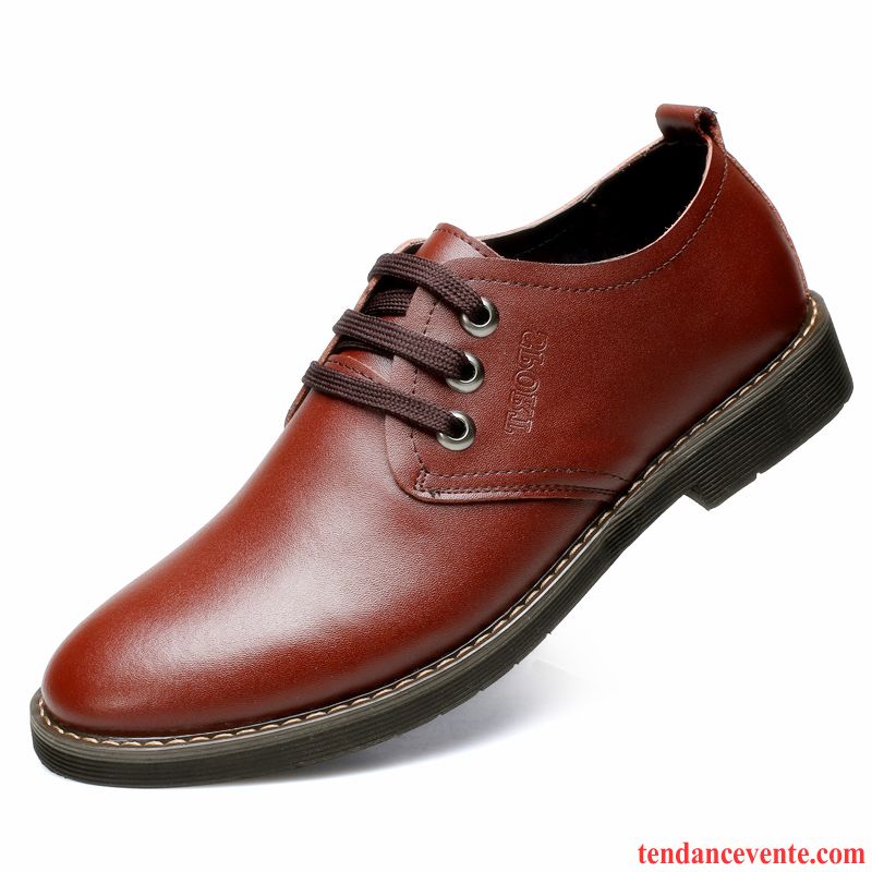 Derbies Hiver Homme Décontractée Cuir Véritable Homme Tendance Chaussures De Mariage Angleterre Printemps Entreprise Lavande