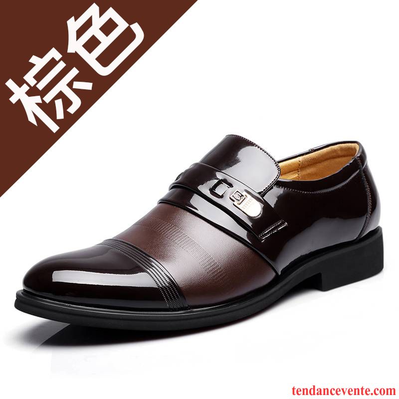 Derbies Hiver Homme Décontractée Cuir Véritable Homme Tendance Chaussures De Mariage Angleterre Printemps Entreprise Lavande