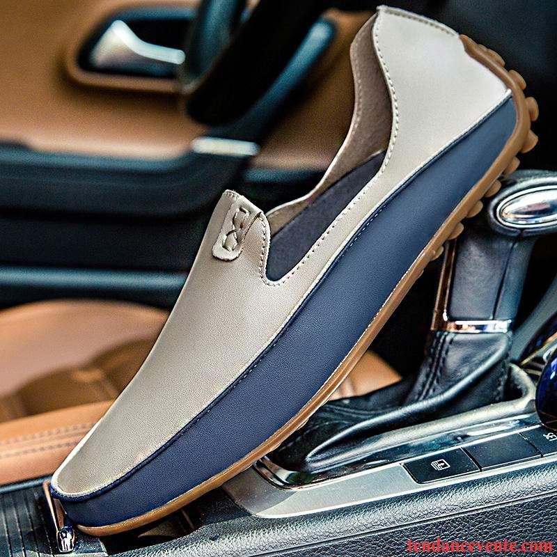 Mocassin Homme Chic Décontractée Gros Printemps Taillissime Homme Chaussures De Conduite Derbies Saumon Pas Cher