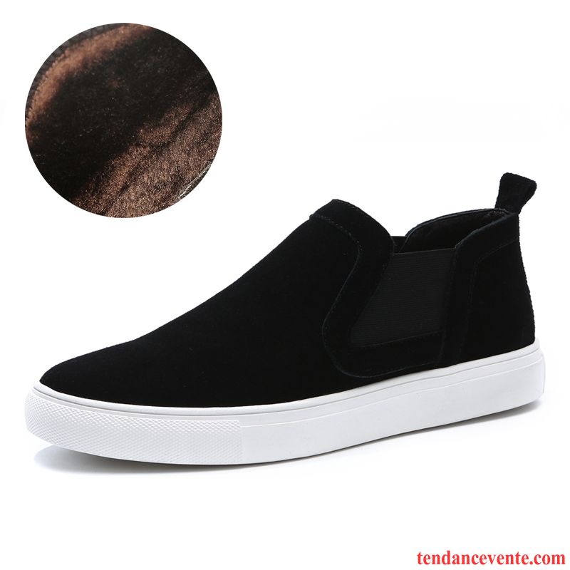 Mocassin Homme Nubuck Homme Tous Les Assortis Tendance En Cuir Slip-on Printemps Décontractée Cuir Véritable Lavande